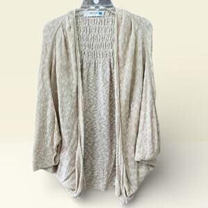 Sparrow Lightweight Cardigan Size Medium Anthropologie Cream Boho Cottage